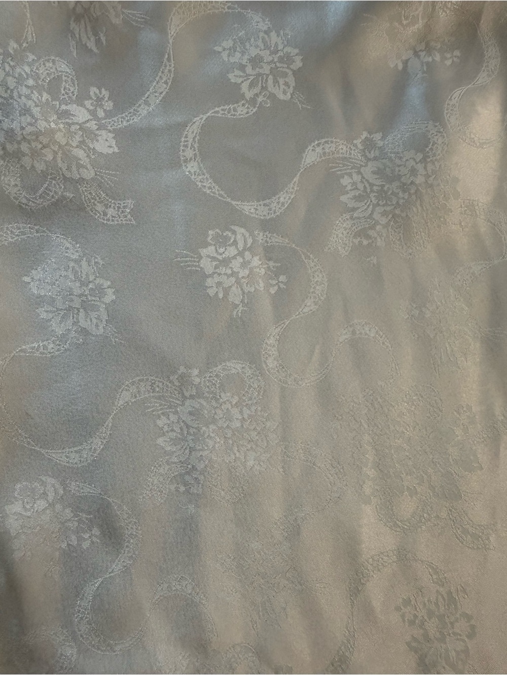 Vintage Victoria's Secret Cream Satin Slip Dress with Lace & Tulle Fairy Lg - Picture 5 of 8